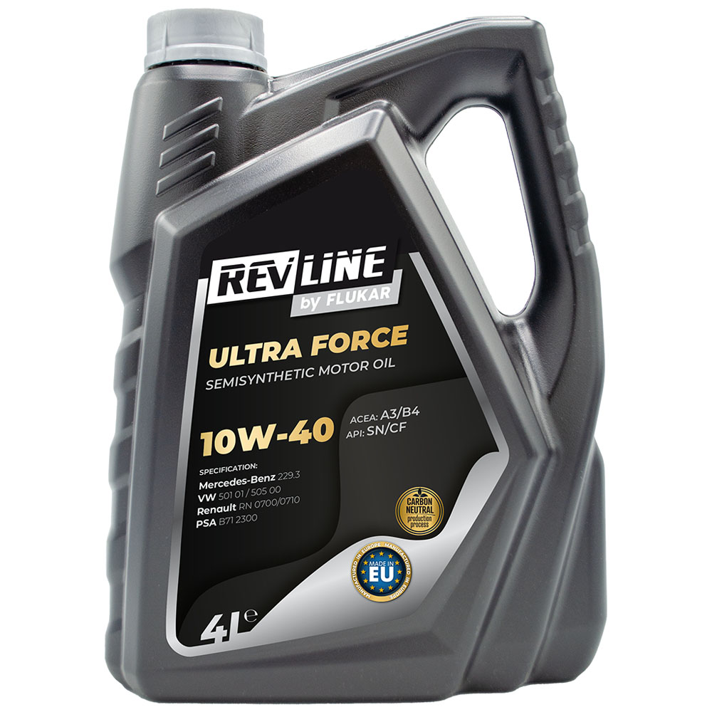 Олива моторна REVLINE ULTRA FORCE SYNTHETIC 10W/40 - 4 літри